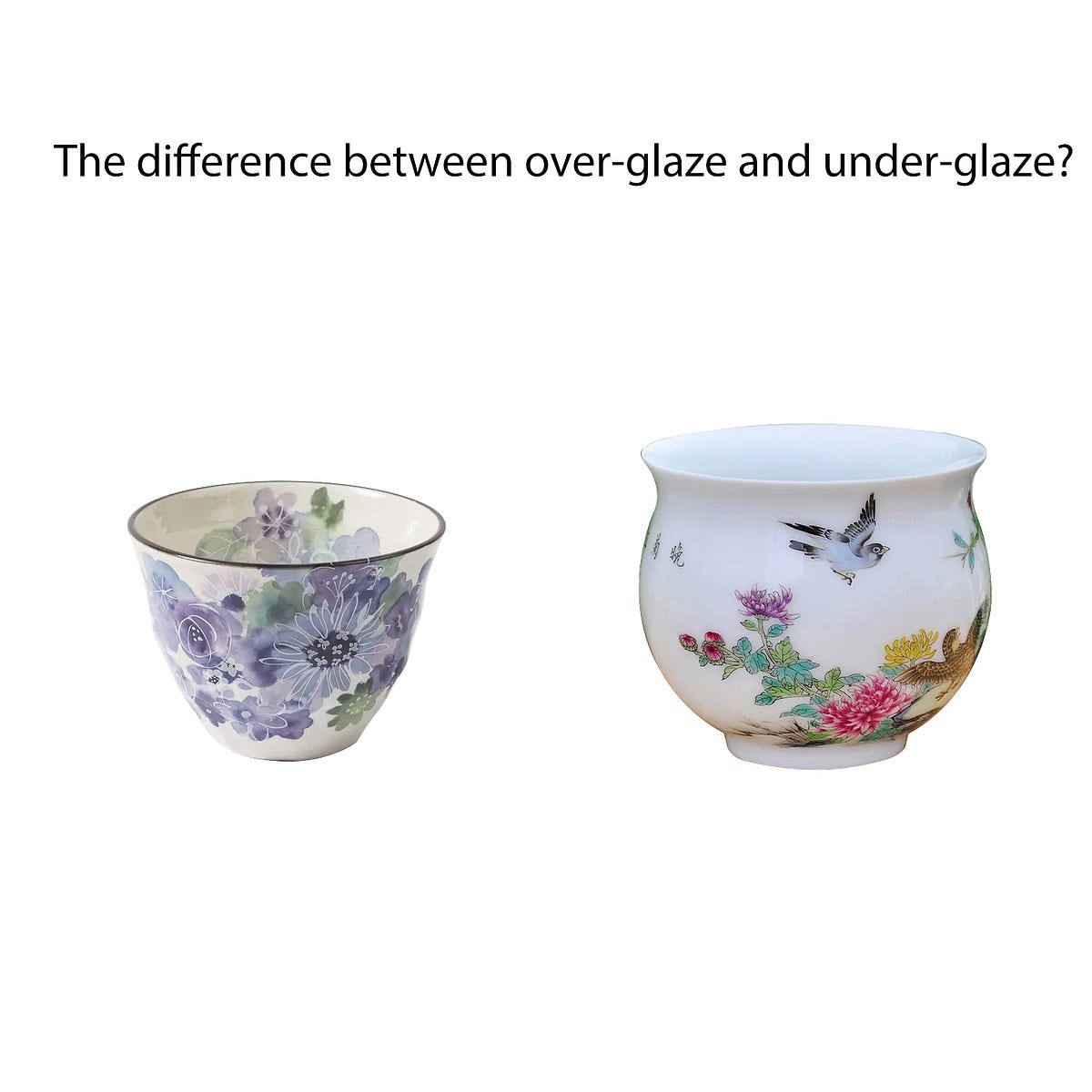 underThe difference between overglaze and underglaze? by DSCeramic