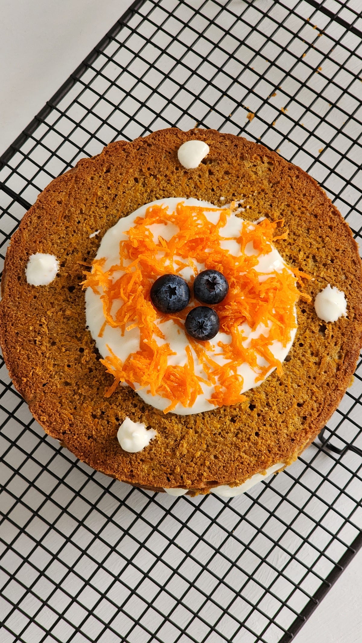 Torta de zanahoria con frosting de yogurt griego by El clan de