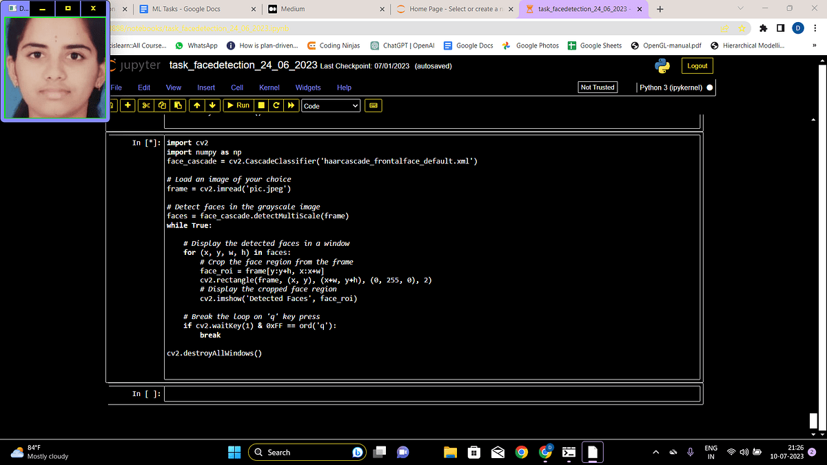 Face detection is a fundamental task in computer vision, and the Haar