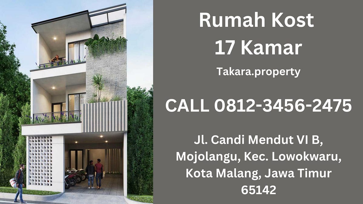 [LOKASI STRATEGIS] WA 081234562475 Rumah Kost dijual di Malang