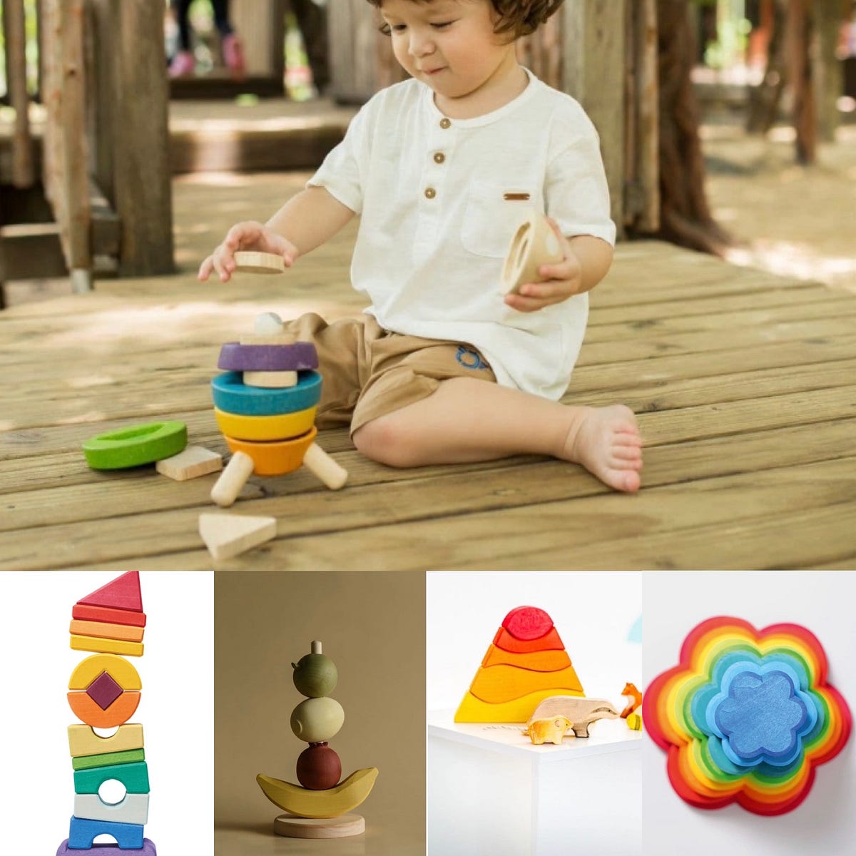 Our top 5 favourite stacking toys. by LunaandCash Medium
