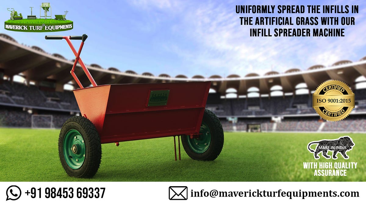 Infill Spreader Machine. When you spread the infill into the Artificial