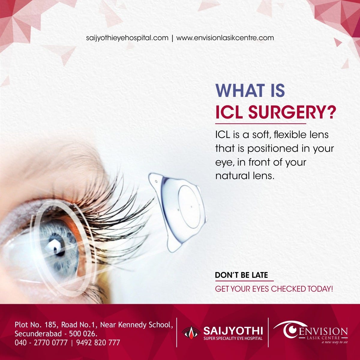 ICL Surgery Hospital in Hyderabad by ENVISION LASIK CENTRE Medium