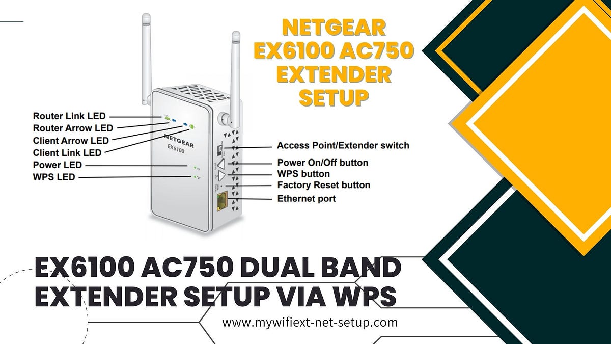 Netgear EX6100 AC750 Extender Setup by