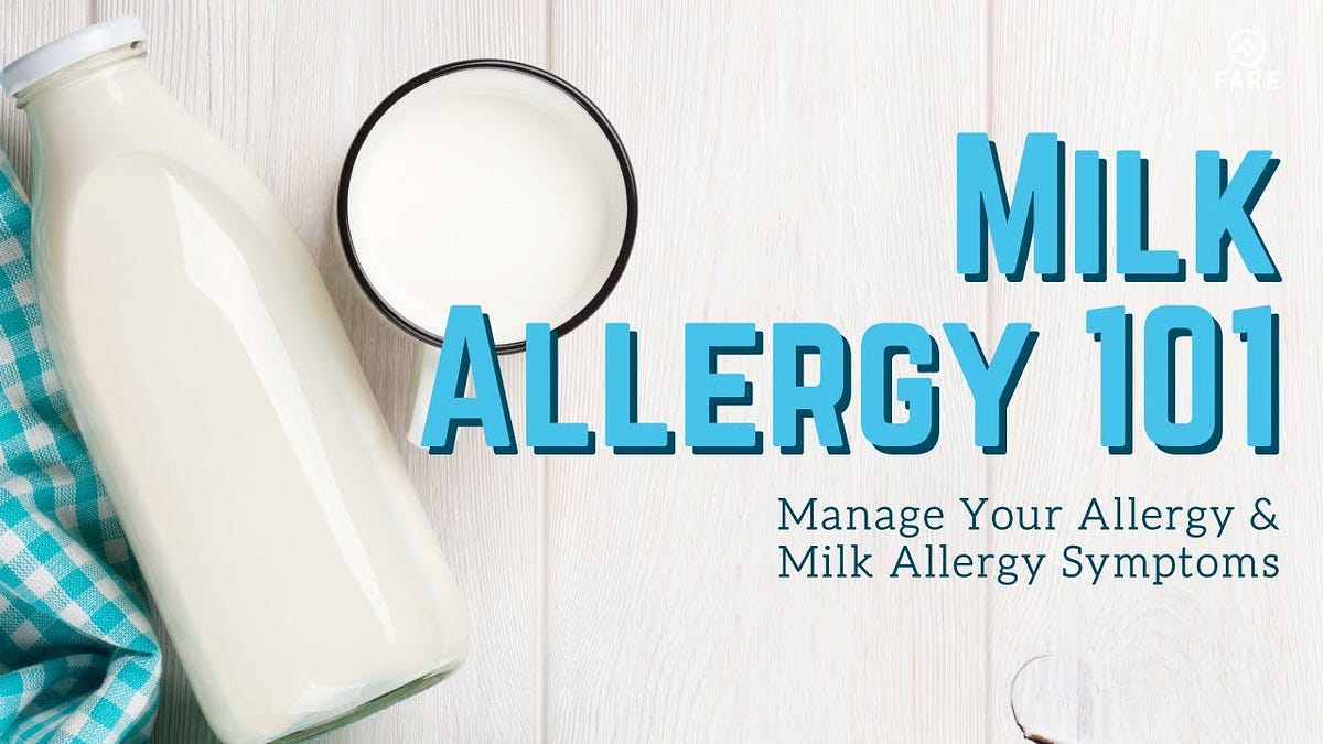What are the symptoms of Milk or Dairy Allergy? by Mediyaar Medium