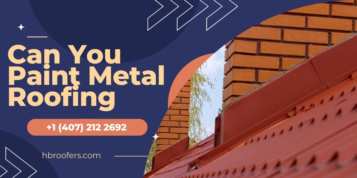 Can You Paint Metal Roofing. A metal roof can be painted. It’s a… by