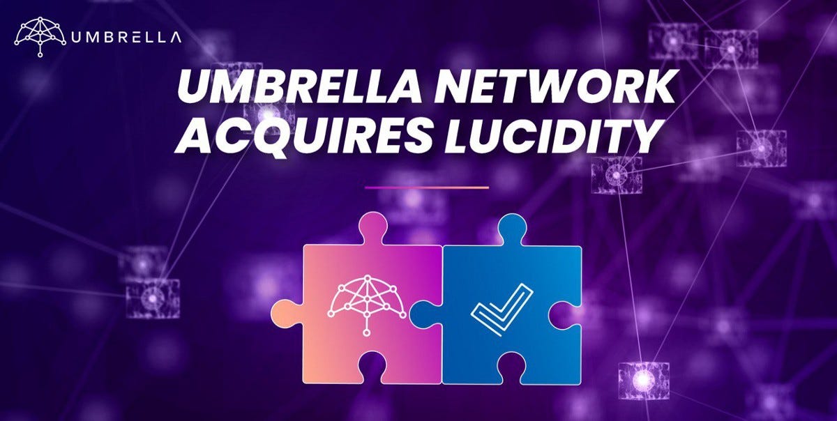 UMBRELLA NETWORK ENTERS A STRATEGIC PARTNERSHIP WITH LUCIDITY by