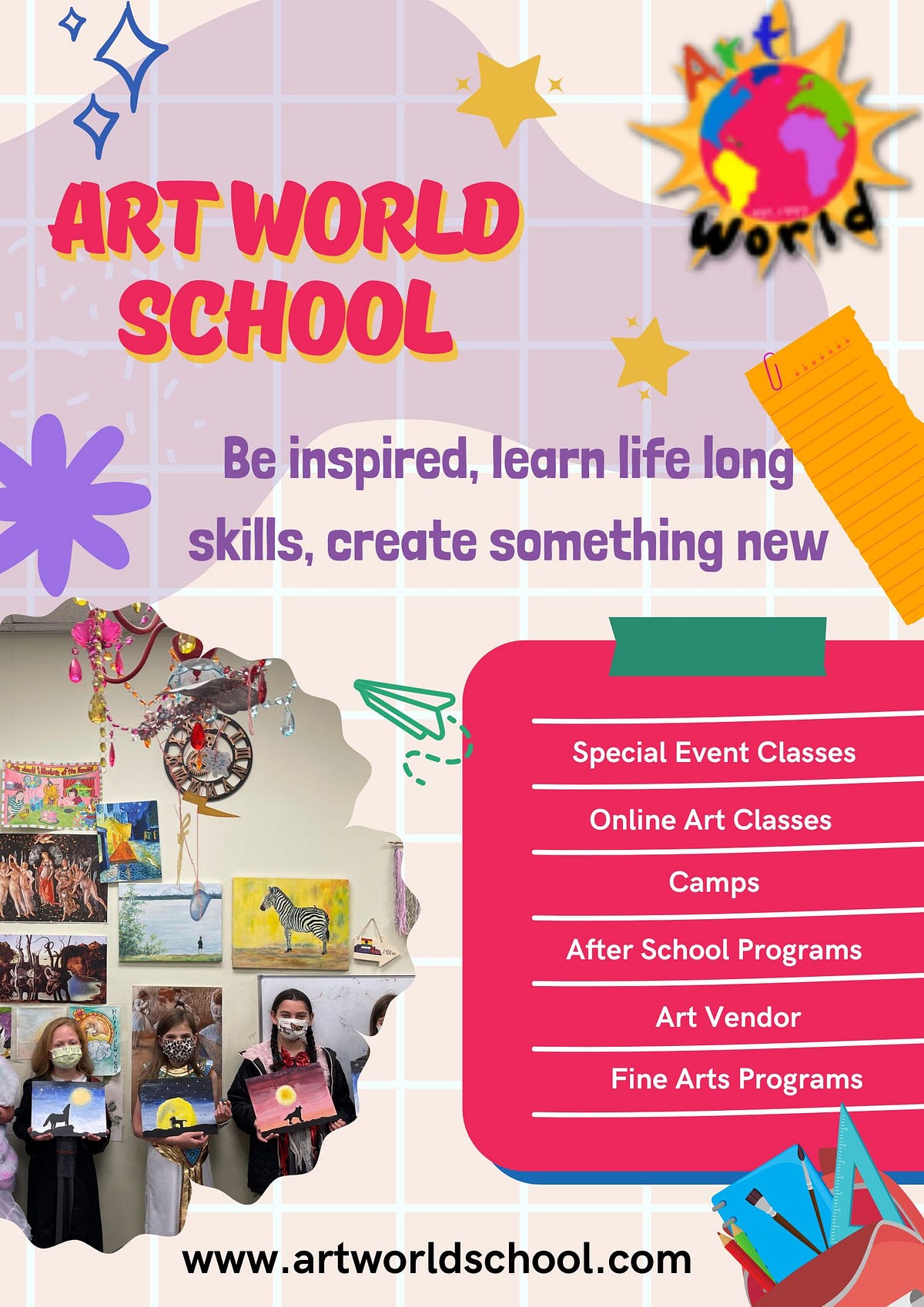 Throw an ArtThemed Birthday Parties in Portland at Art World School