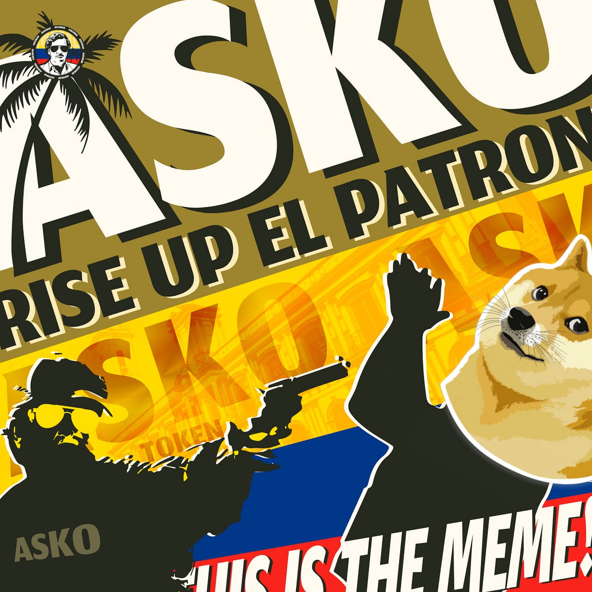 Rise Up EL Patron! ASKO Coin and ASKOBAR Meme Medium