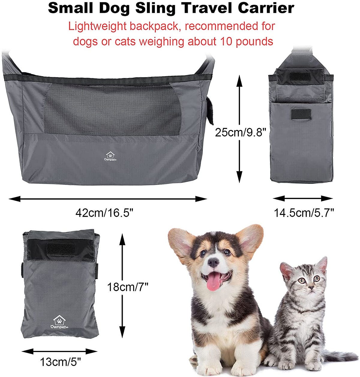 Buy Puppy carrier in USA Ownpets Medium