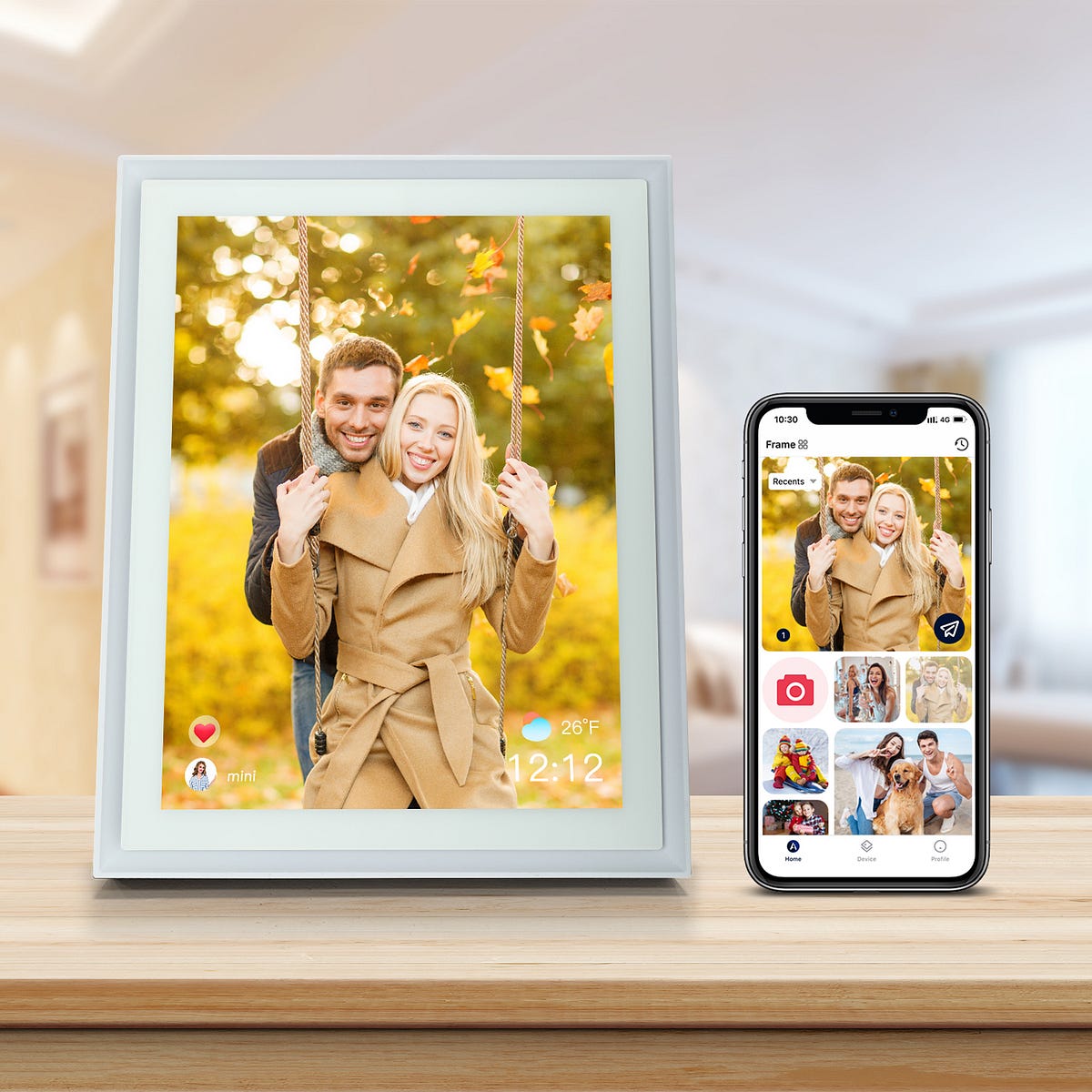 Aeezo Portrait 9inch WiFi Digital Photo Frame Review by Hughesrossmh