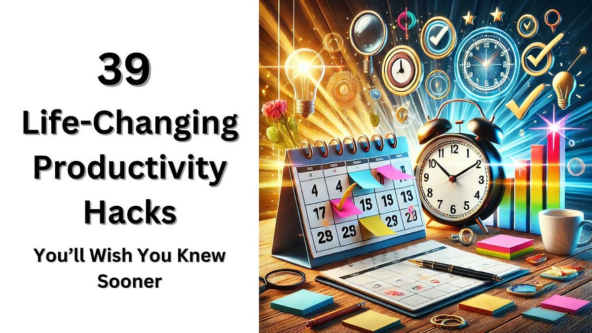 39 LifeChanging Productivity Hacks You’ll Wish You Knew Sooner to(03)