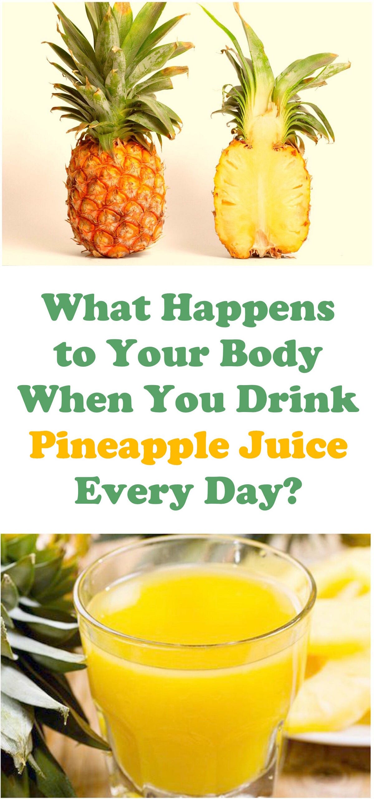 What Happens to Your Body When You Drink Pineapple Juice Every Day