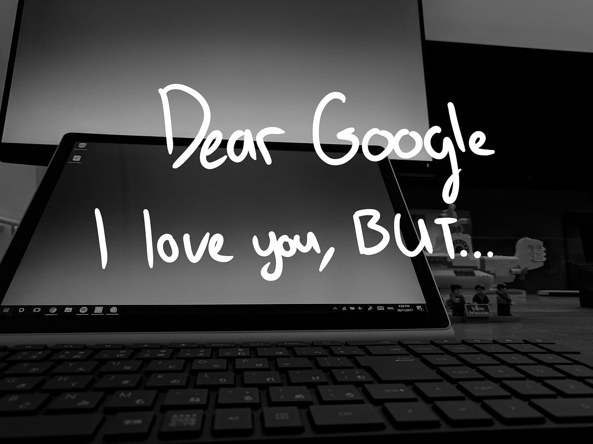 Google Developers, we need to talk about your desktop problem. by Ry