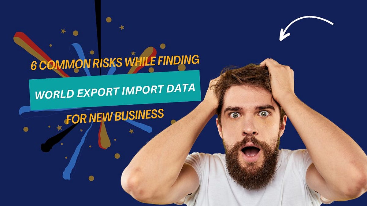 6 Common Risks While Finding World Export Import Data for New Business
