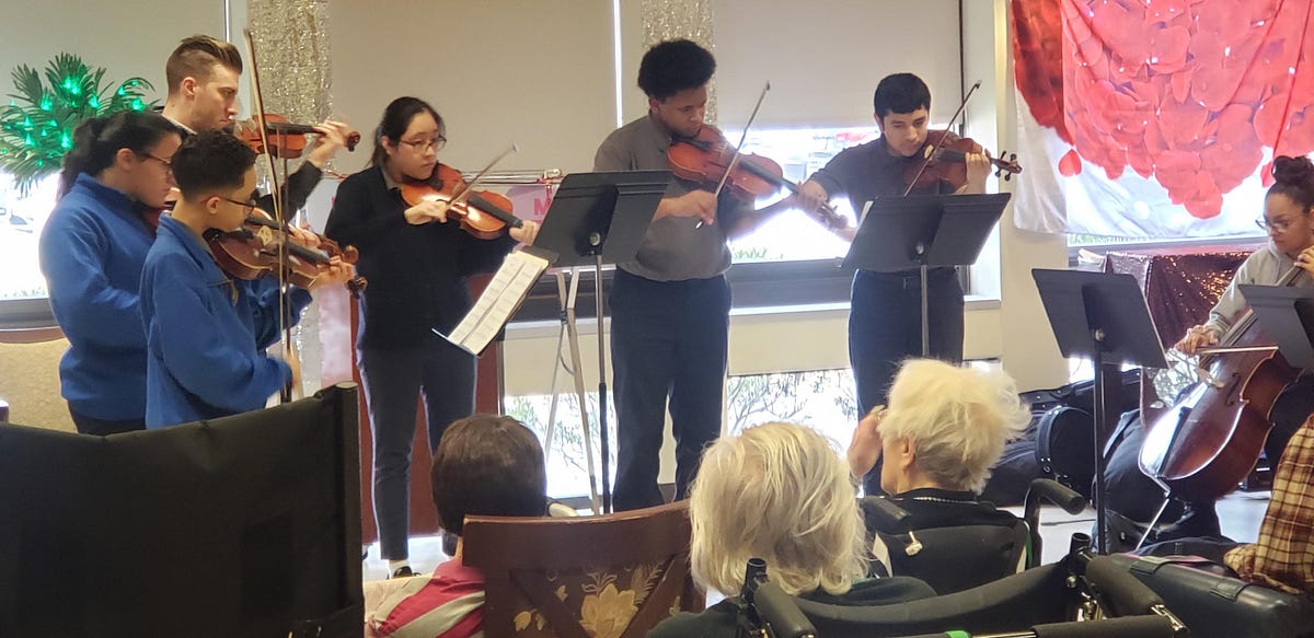 NJ Entities Come Together to Delight Elderly Residents with Live Music
