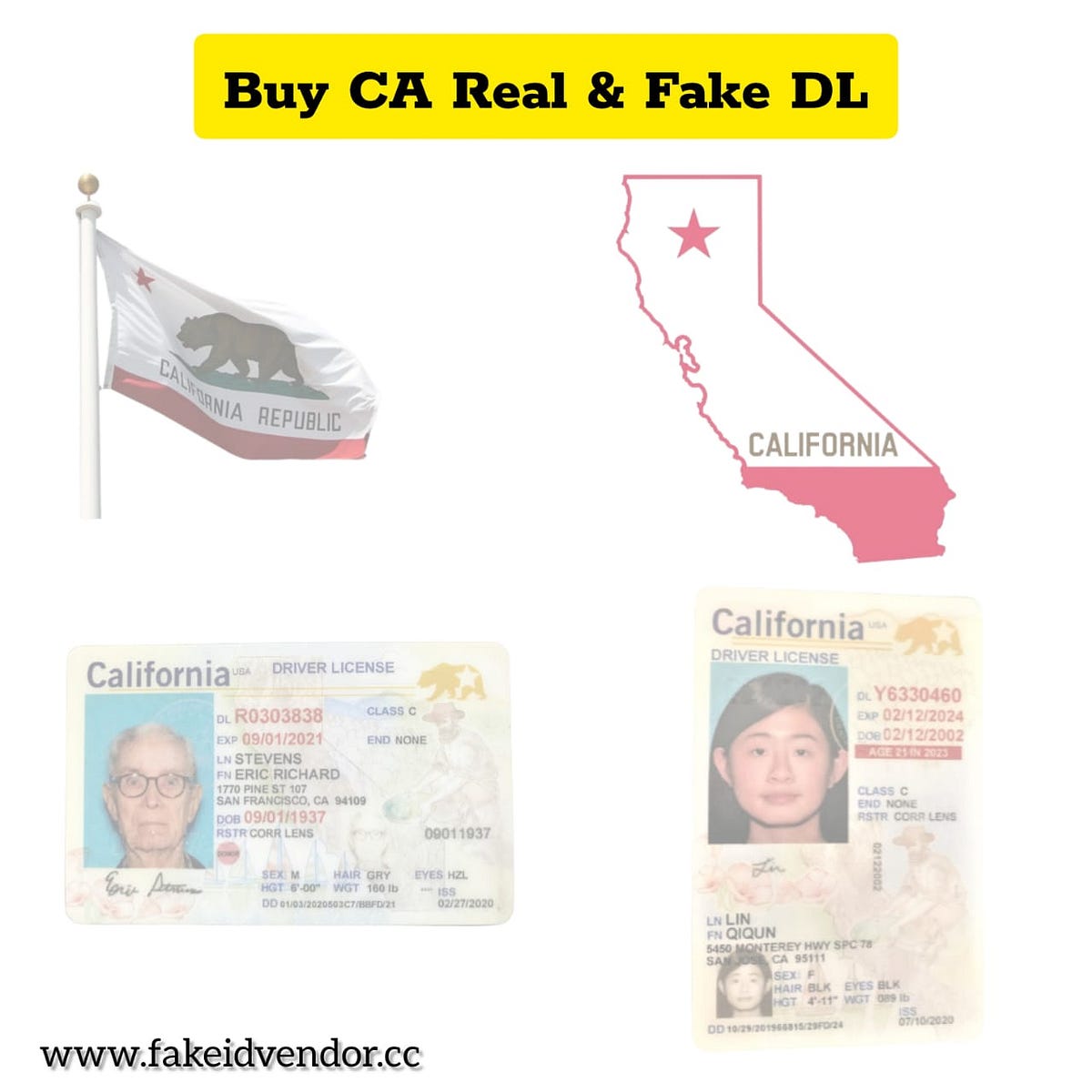 The Surprising Truth What a California Fake Driver License Looks Like(04)