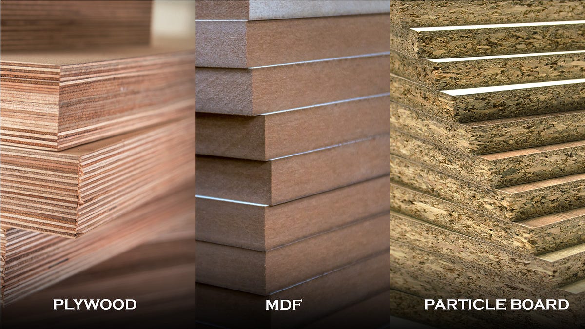 Comparing MDF Board with Plywood and Particleboard by Hanuman Timbers