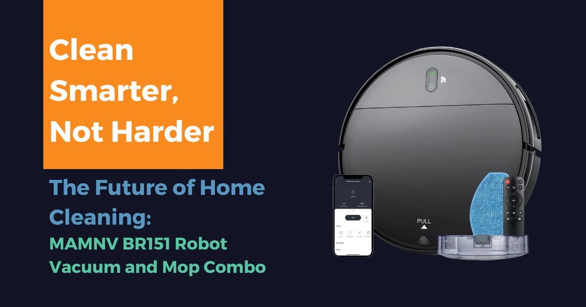 Pet Owners Rejoice! The MAMNV BR151 Robot Vacuum and Mop Combo Review