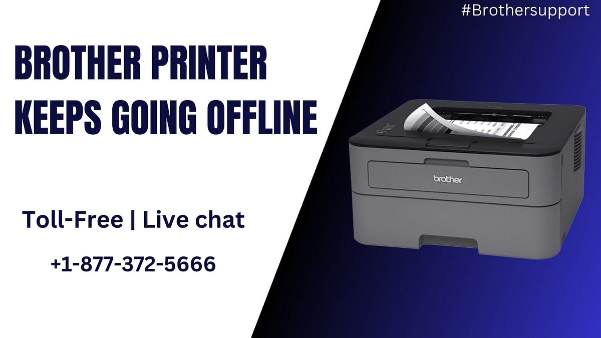 Brother Printer Keeps Going Offline +18773725666 Brother Support