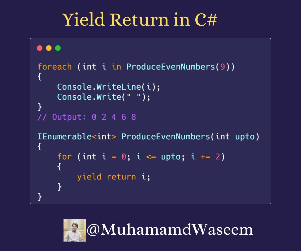 Pro EP 71 Yield keyword explained in by Muhammad Waseem