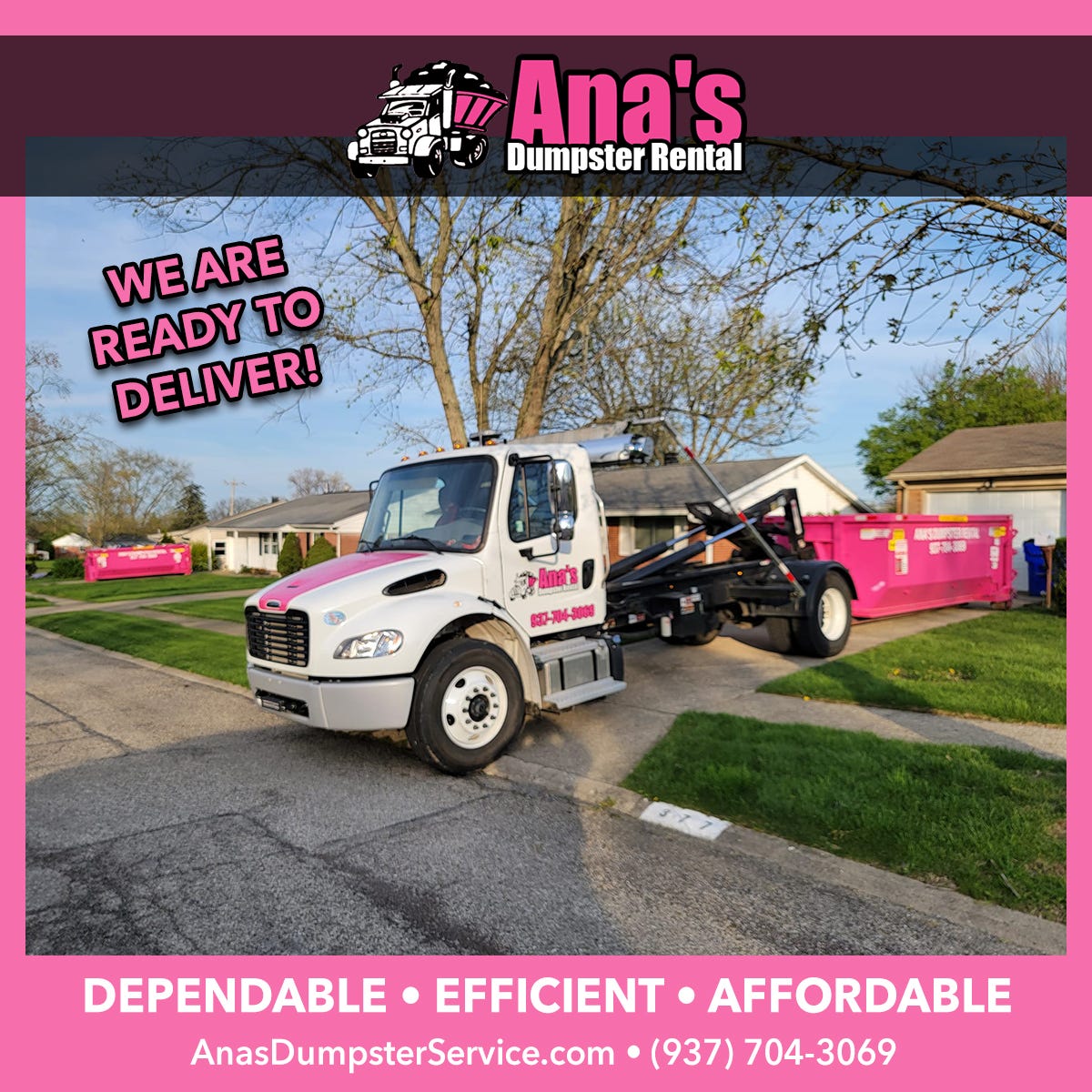 Dumpster Rental Mt Airy, Cincinnati, OH by Ana's Dumpster Rental Medium