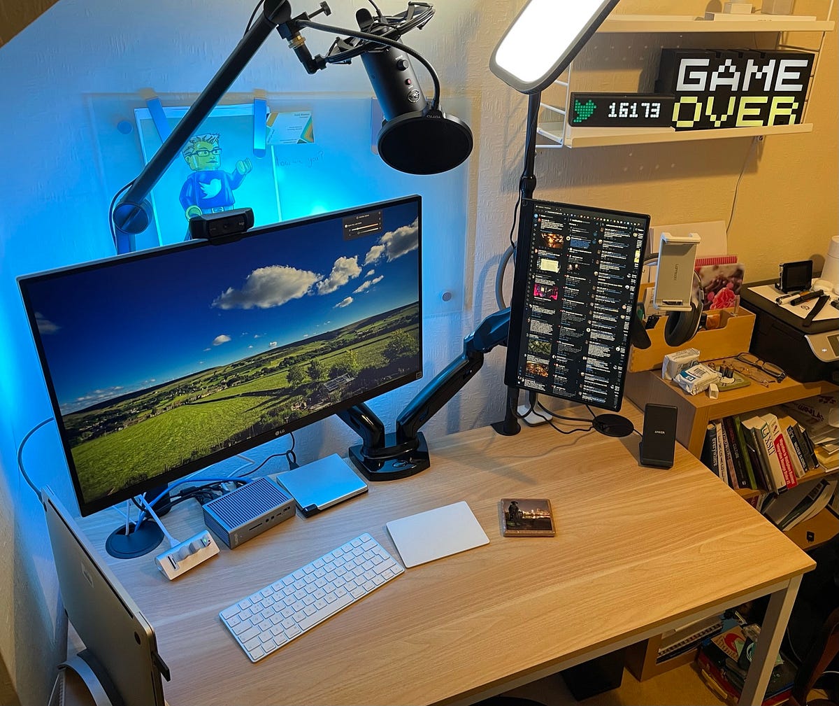 Upgrading my WFH desk setup. It was beyond time to optimize my desk