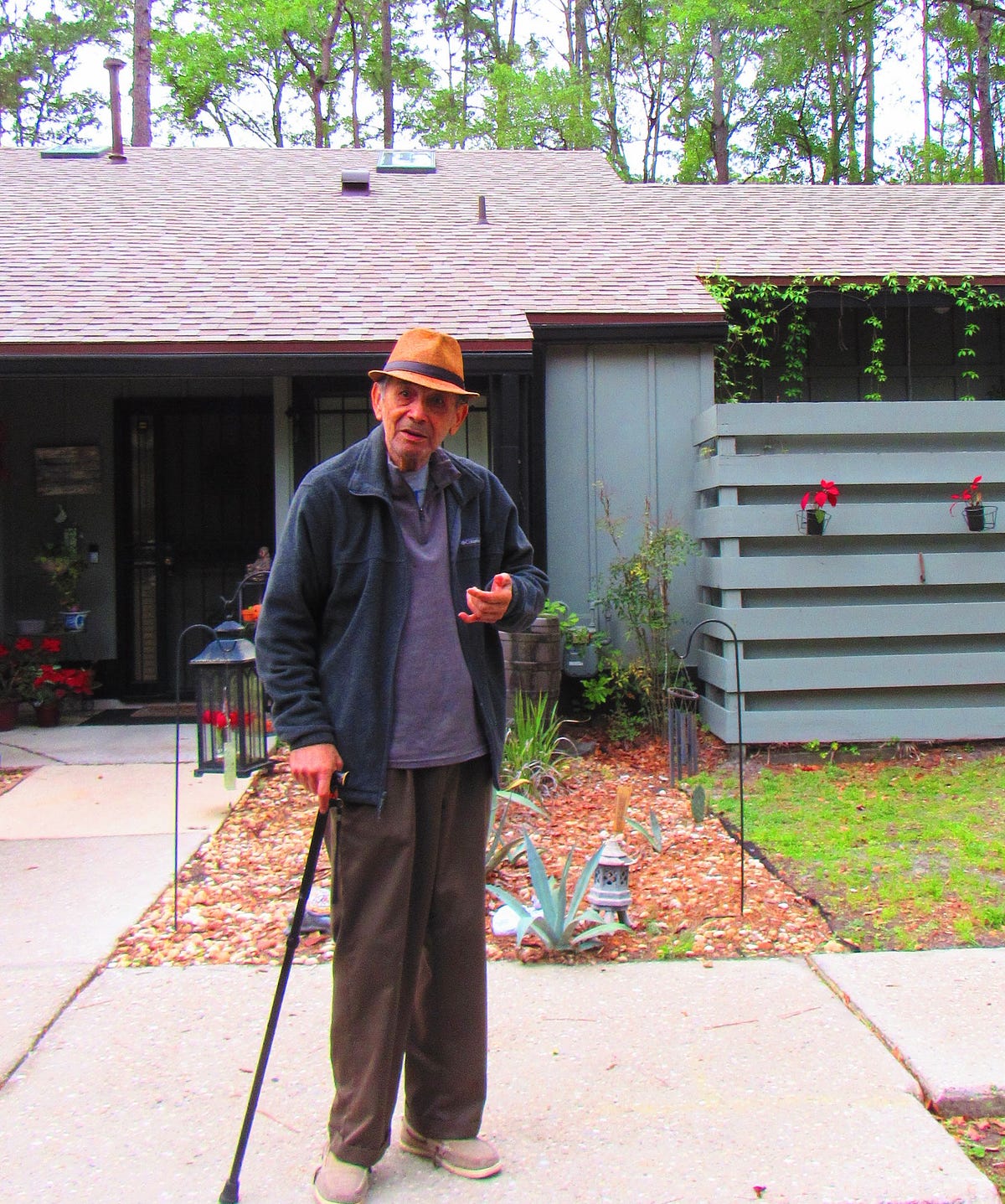 The Cane By The Door. Dealing with death by Weeds