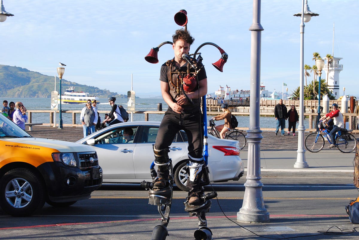 Meet the Beatboxing Street Performer Who Invented His Own Bagpipes by