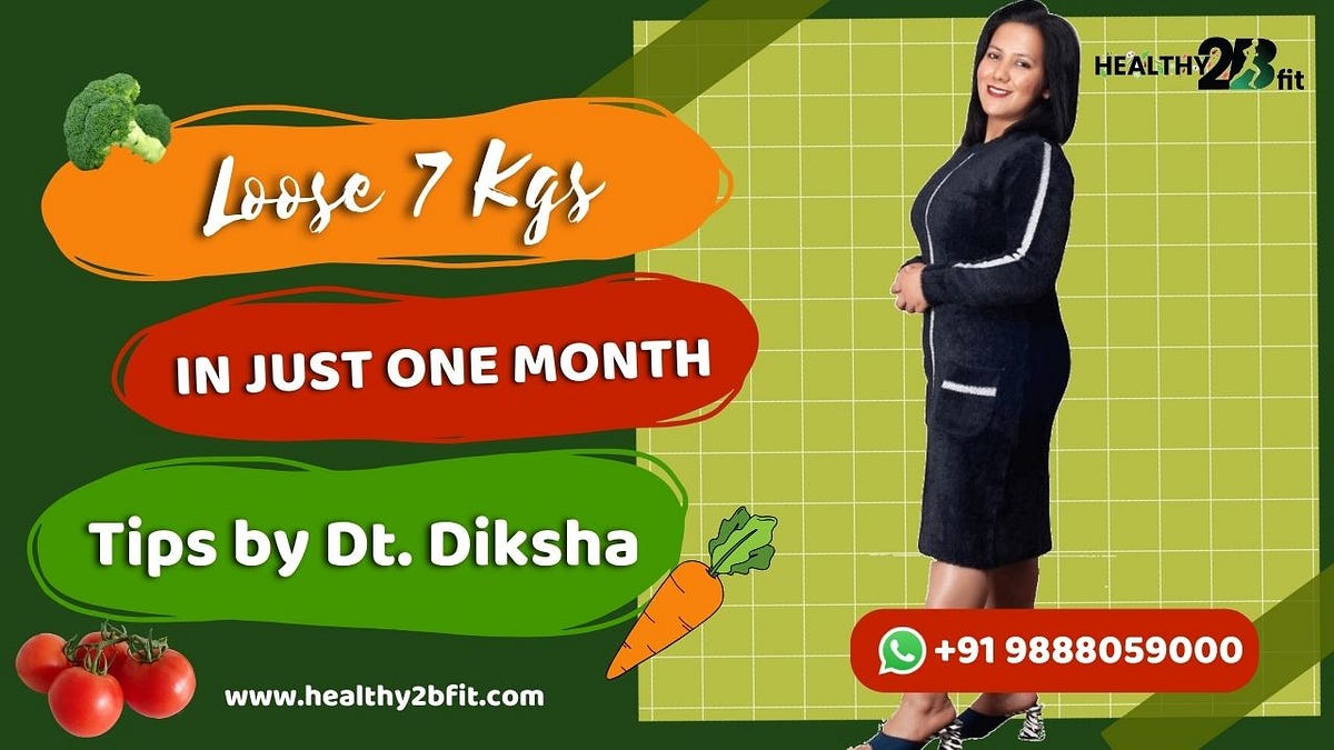 How to loss 7 kg weight in just one month? Weight Loss Tips. by