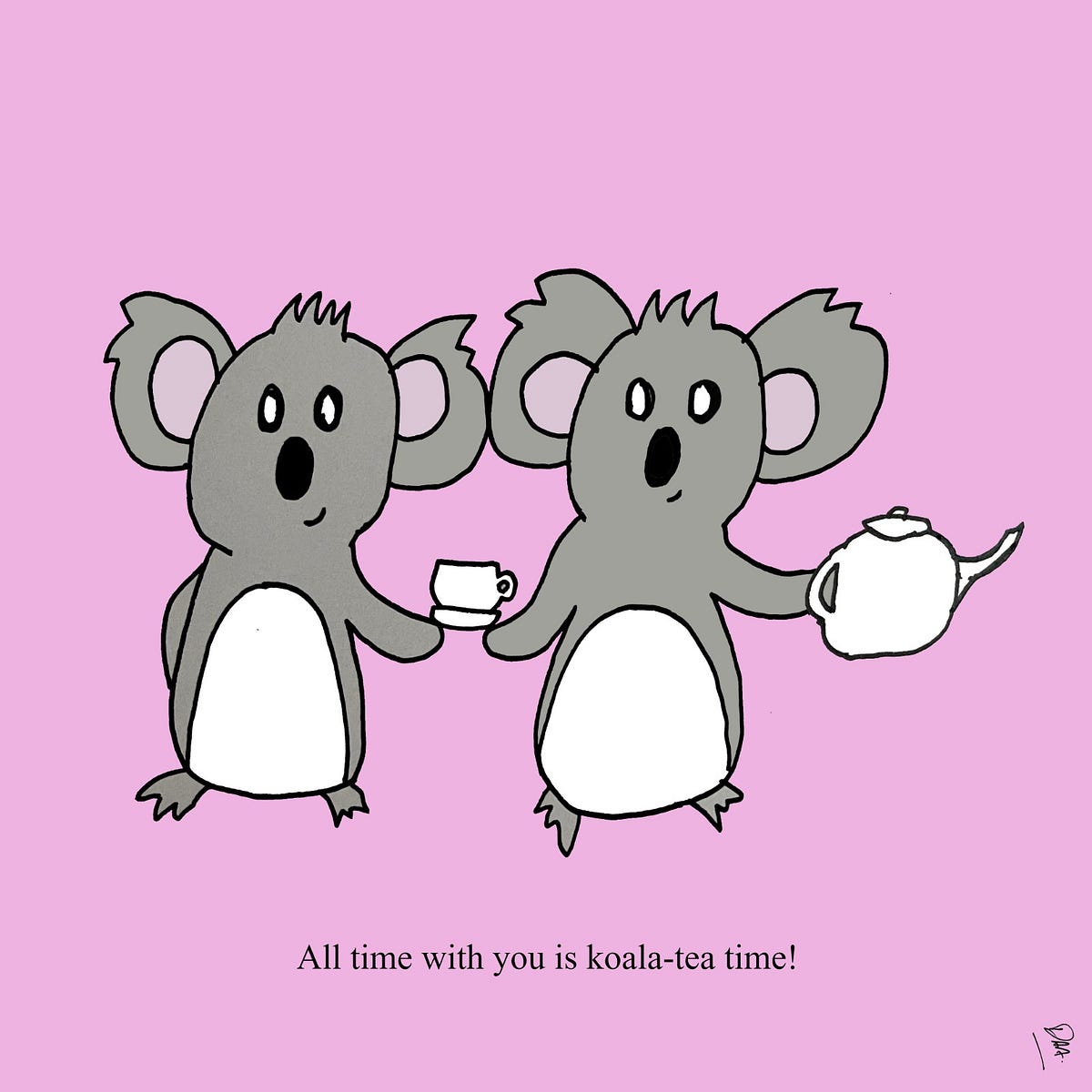 Koalatea time David Angell Medium