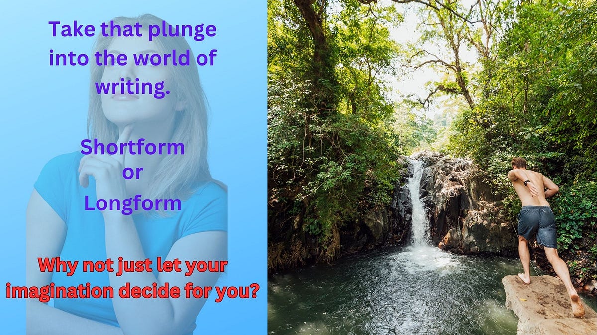 Take The Plunge Into Writing. Go Make Your Point by Jonathan Townend