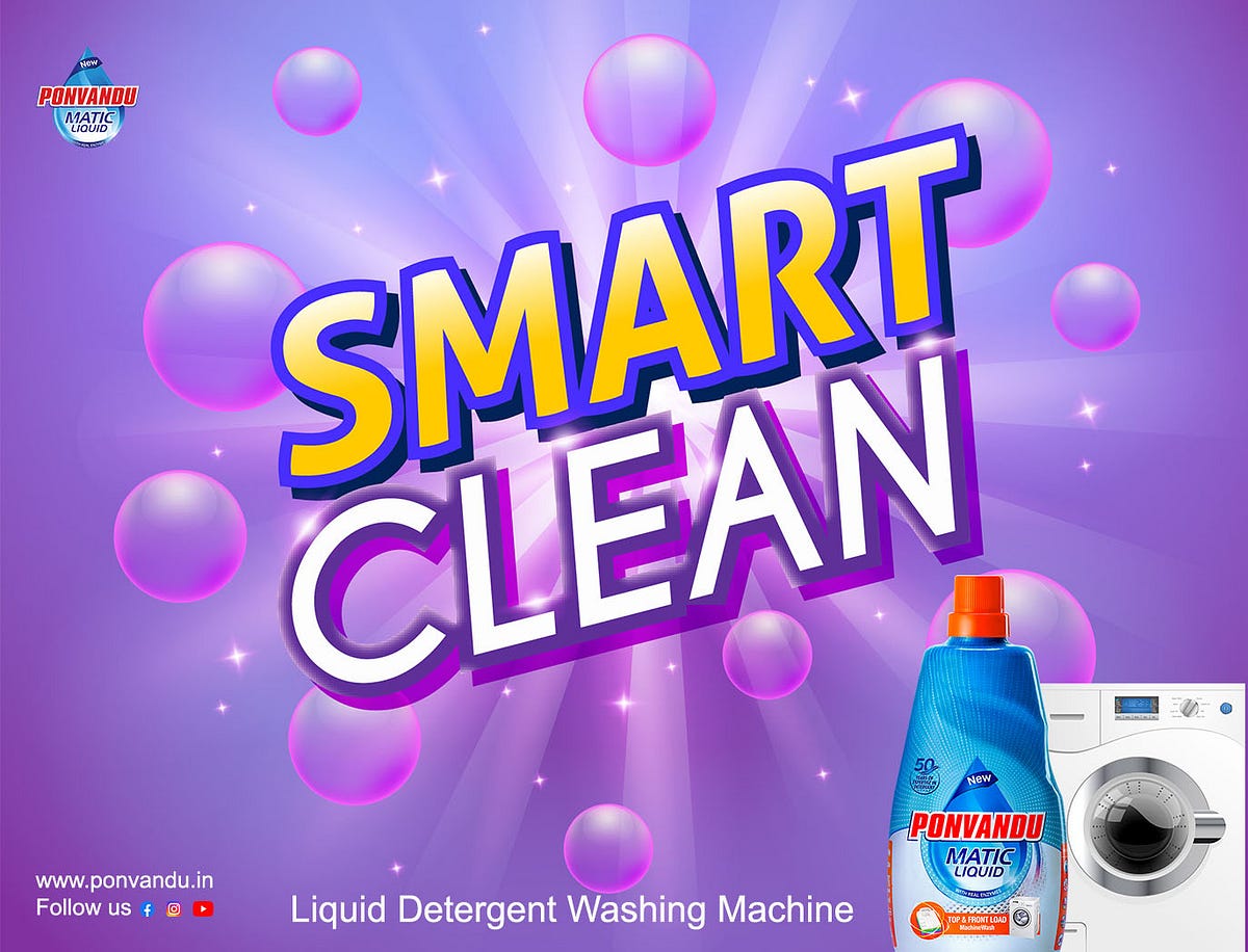 Liquid Detergent Washing Machine. Target Audience Households with top