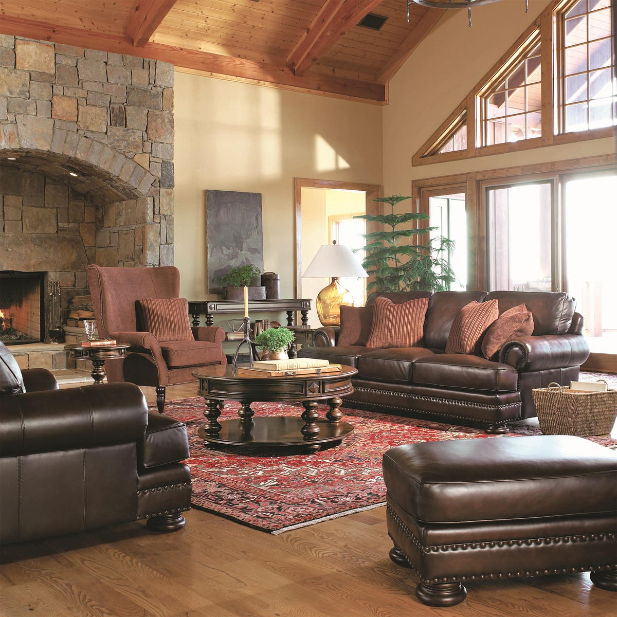 How to Style a Dark Leather Couch by Baer's Furniture Medium