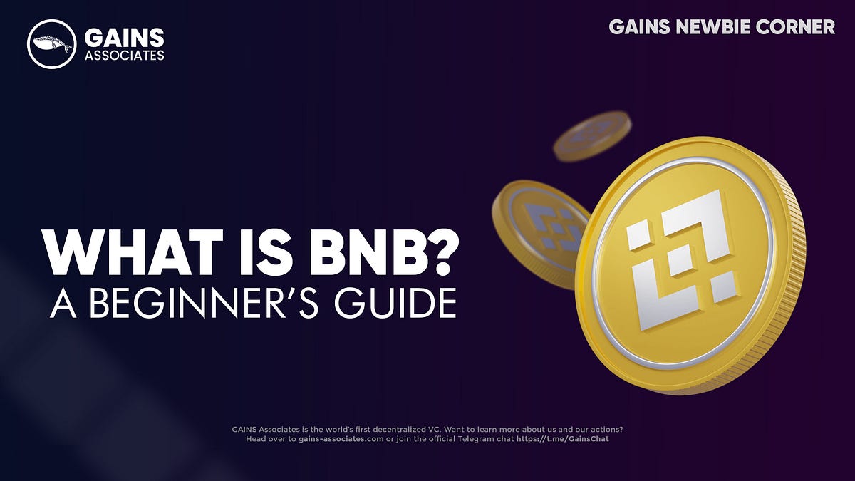What is BNB? A Beginner’s Guide. What is BNB? by GAINS Associates