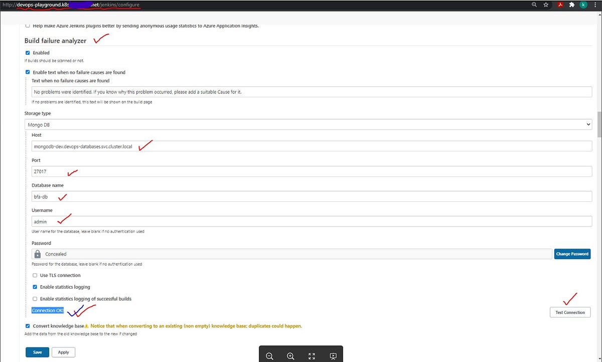 Jenkins uses MongoDB for error handling using “Build Analyzer Plugin