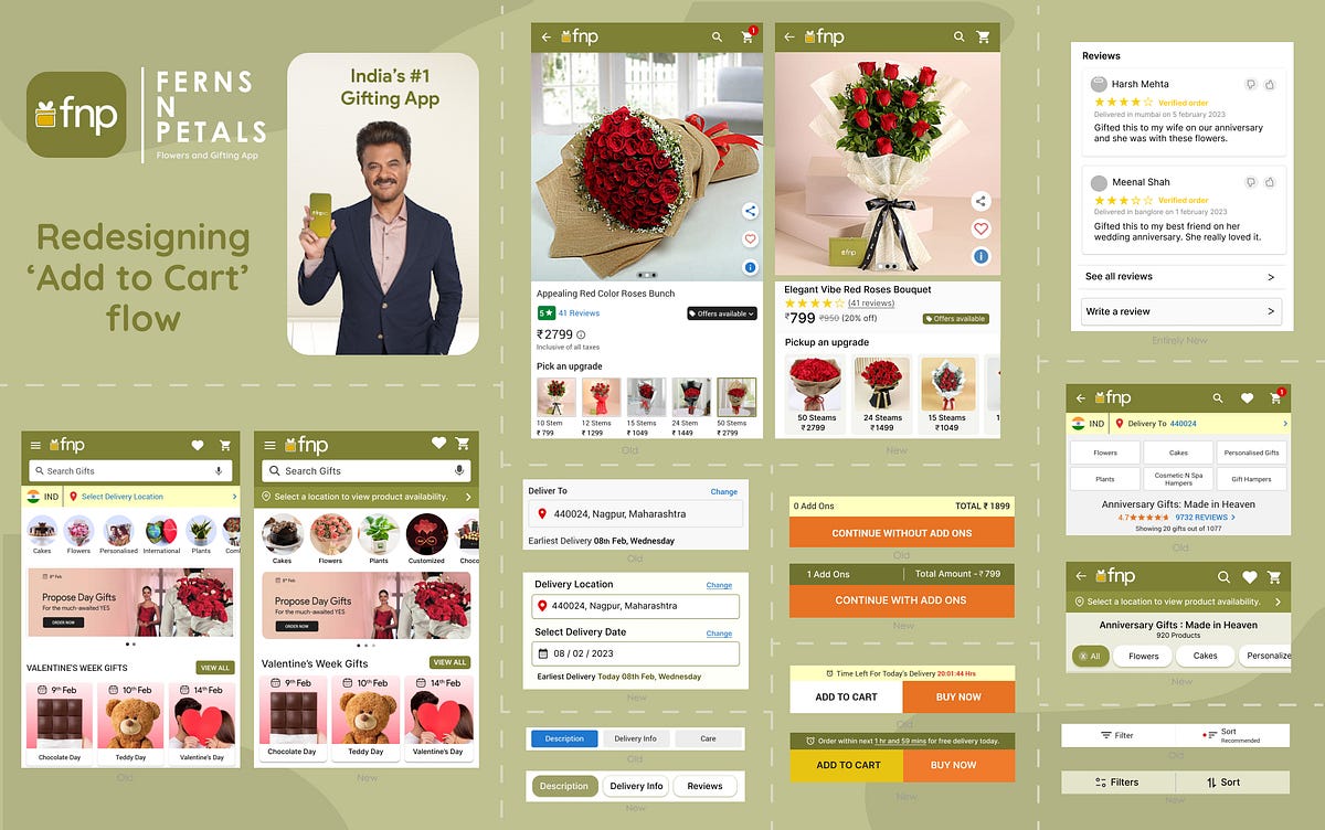 A 48hour UI/UX case study Assess Fnp’s (Fern and Petals) product