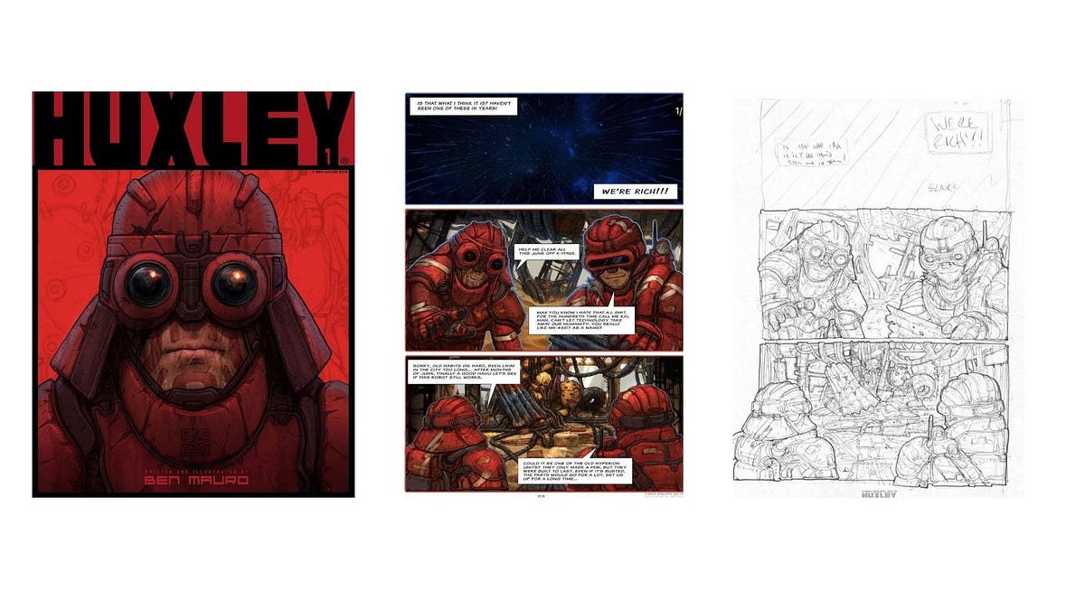 Ben Mauro’s Huxley NFT Comics to be turned into a feature film by NFT