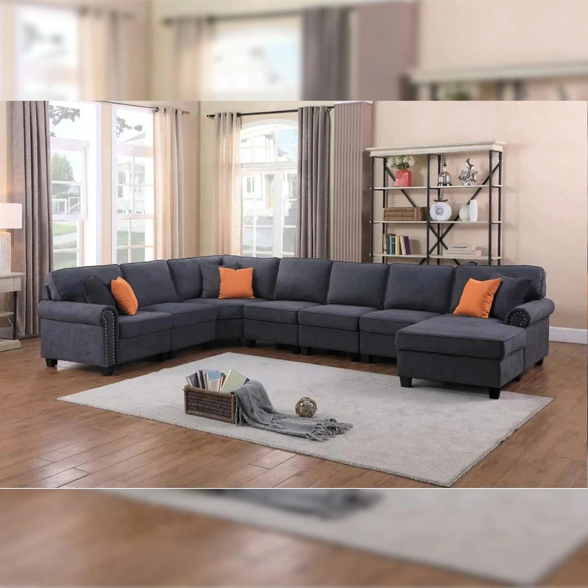 U shaped sofa for small room, U Shape Sofa, U Shape Sofa Set, Luxury U