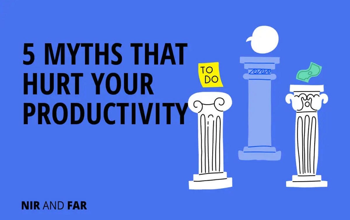 5 Productivity Myths Ruining Your Life by Nir Eyal Psychology of