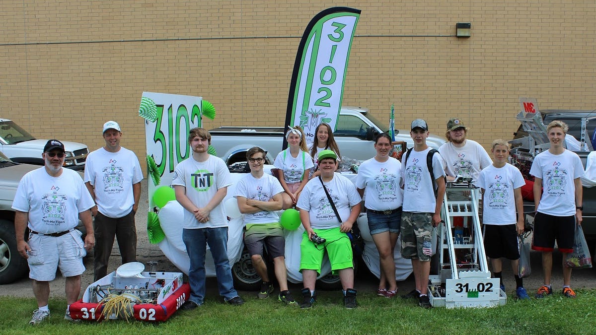 TNT participates in Akeley Paul Bunyan Days by Nevis TechNoTigers