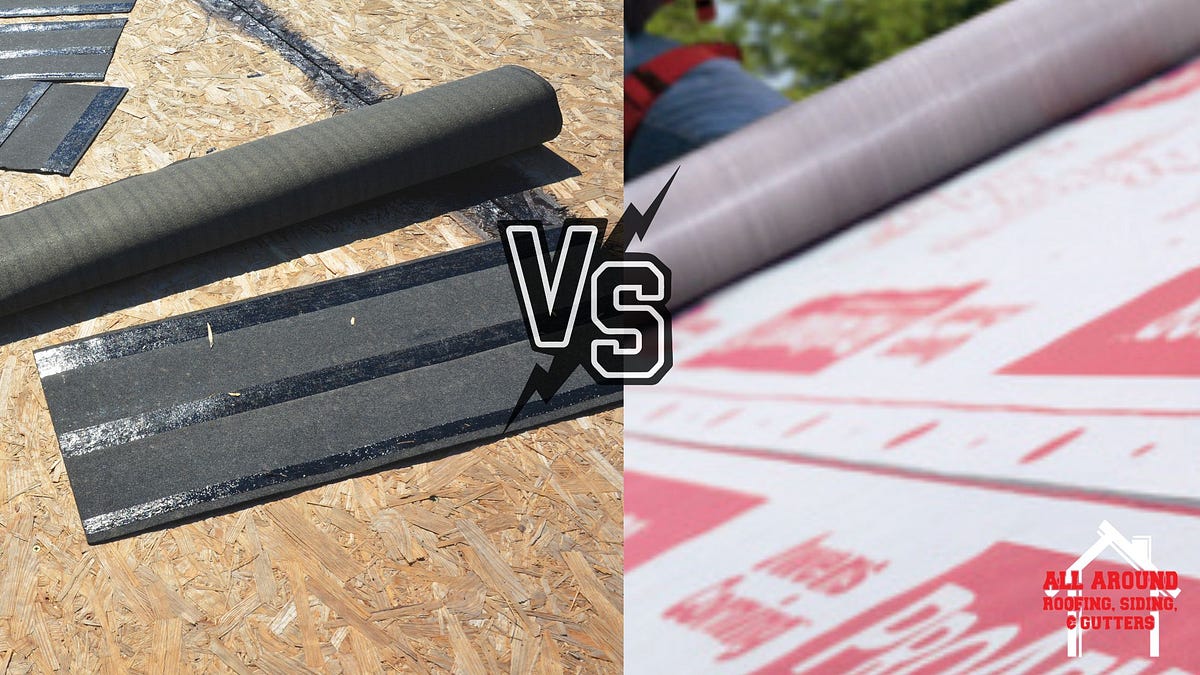 Synthetic VS Felt Underlayment All Around Roofing, Siding & Gutters