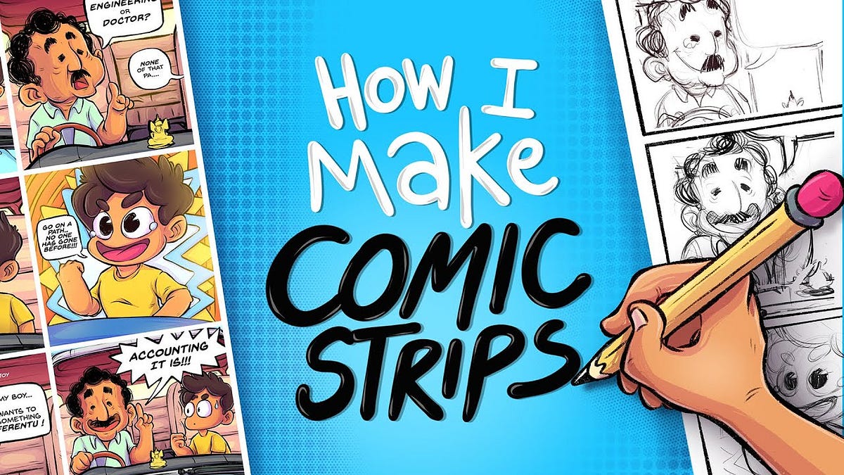 ake how to make your comic ? Siddhant nikam Medium