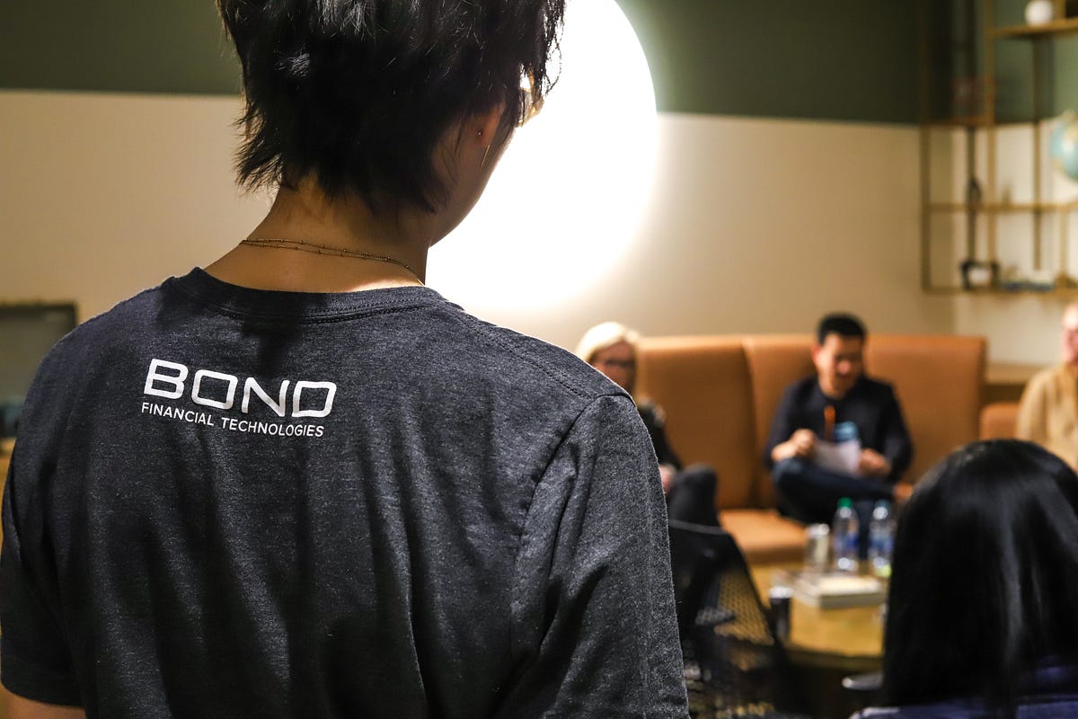 What Bond Stands For. My heart was pounding. by Alison BondFinTech