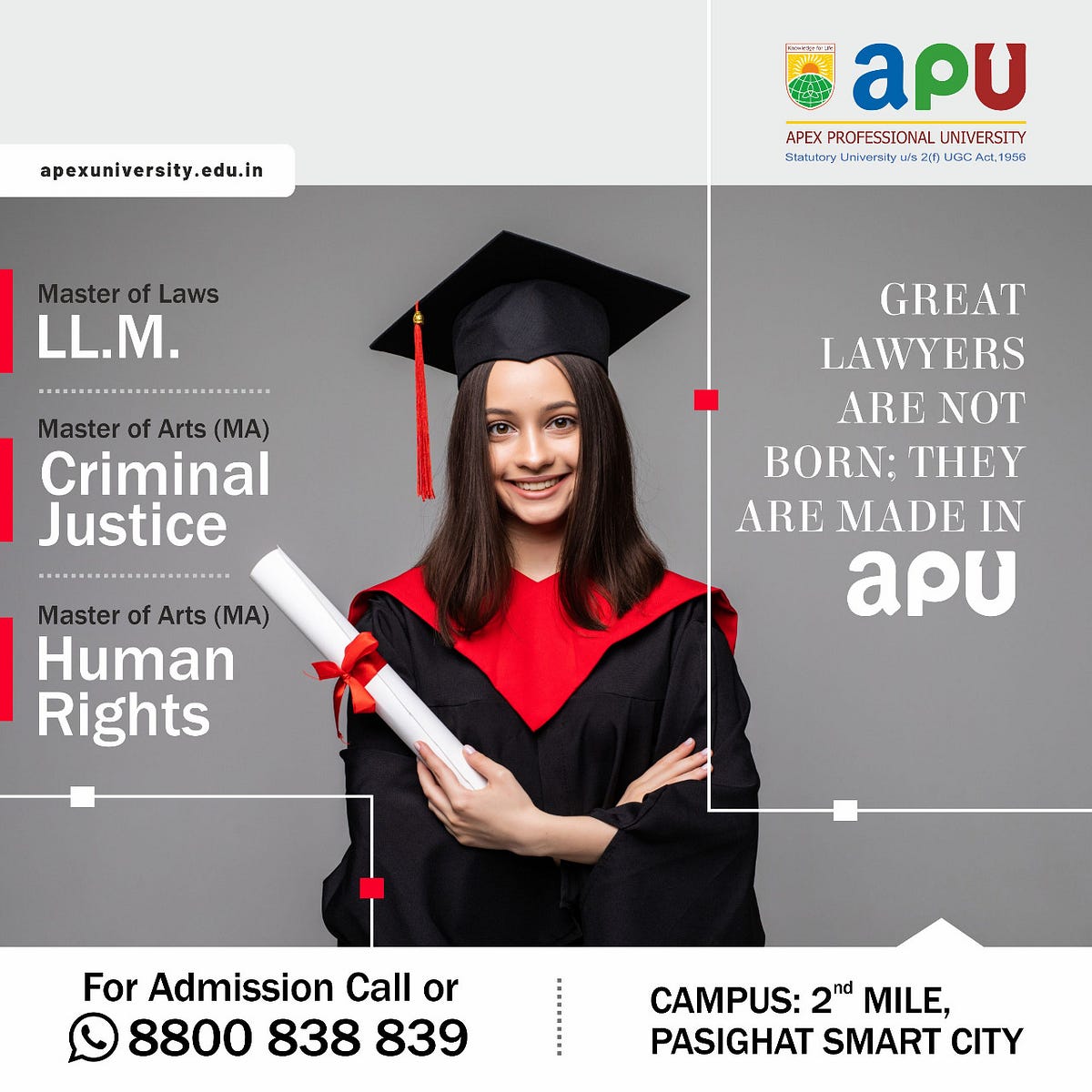 Are you looking for the Best University Arunachal Pradesh Apex Professional University (APU