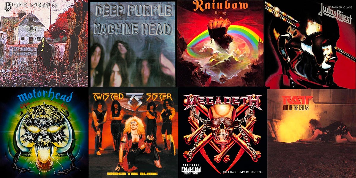 25 Classic Heavy Metal Albums To Start With by Gregory Sadler Heavy