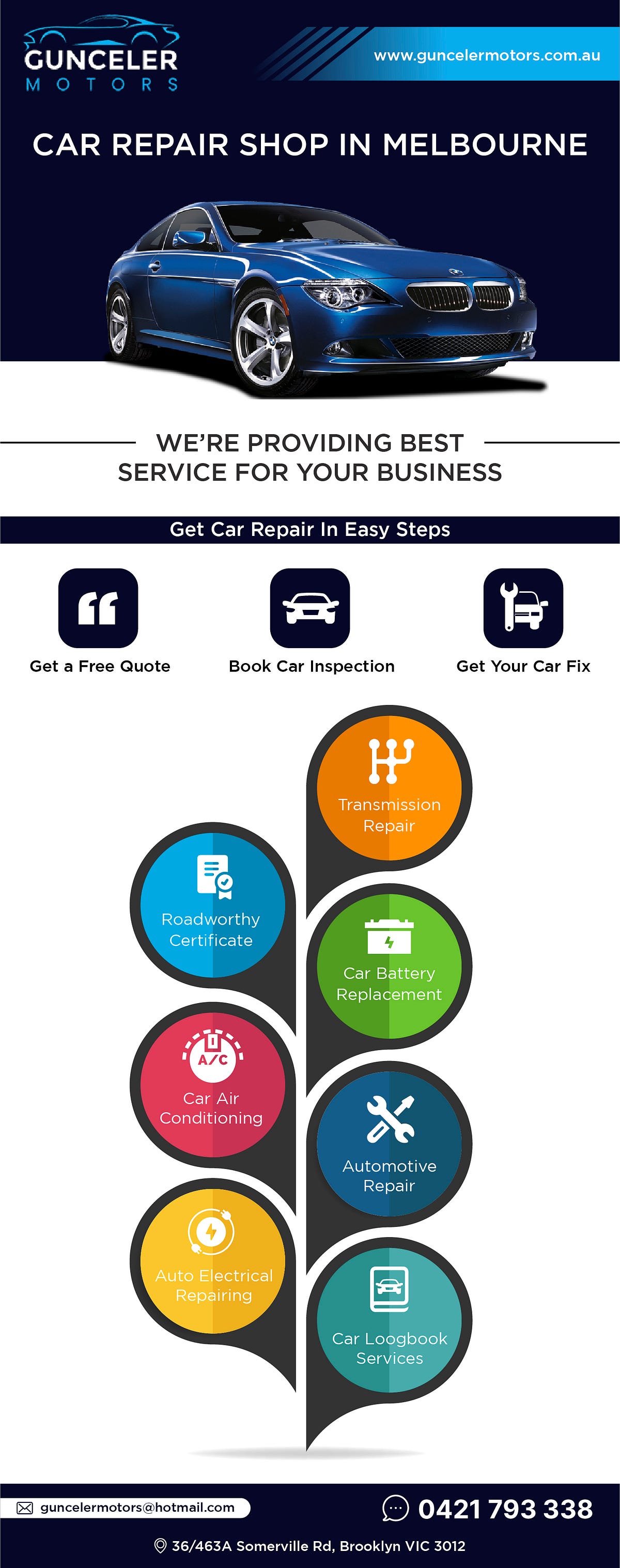 Trusted Car Repair Shop in Melbourne — Gunceler Motors Gunceler Motors Medium