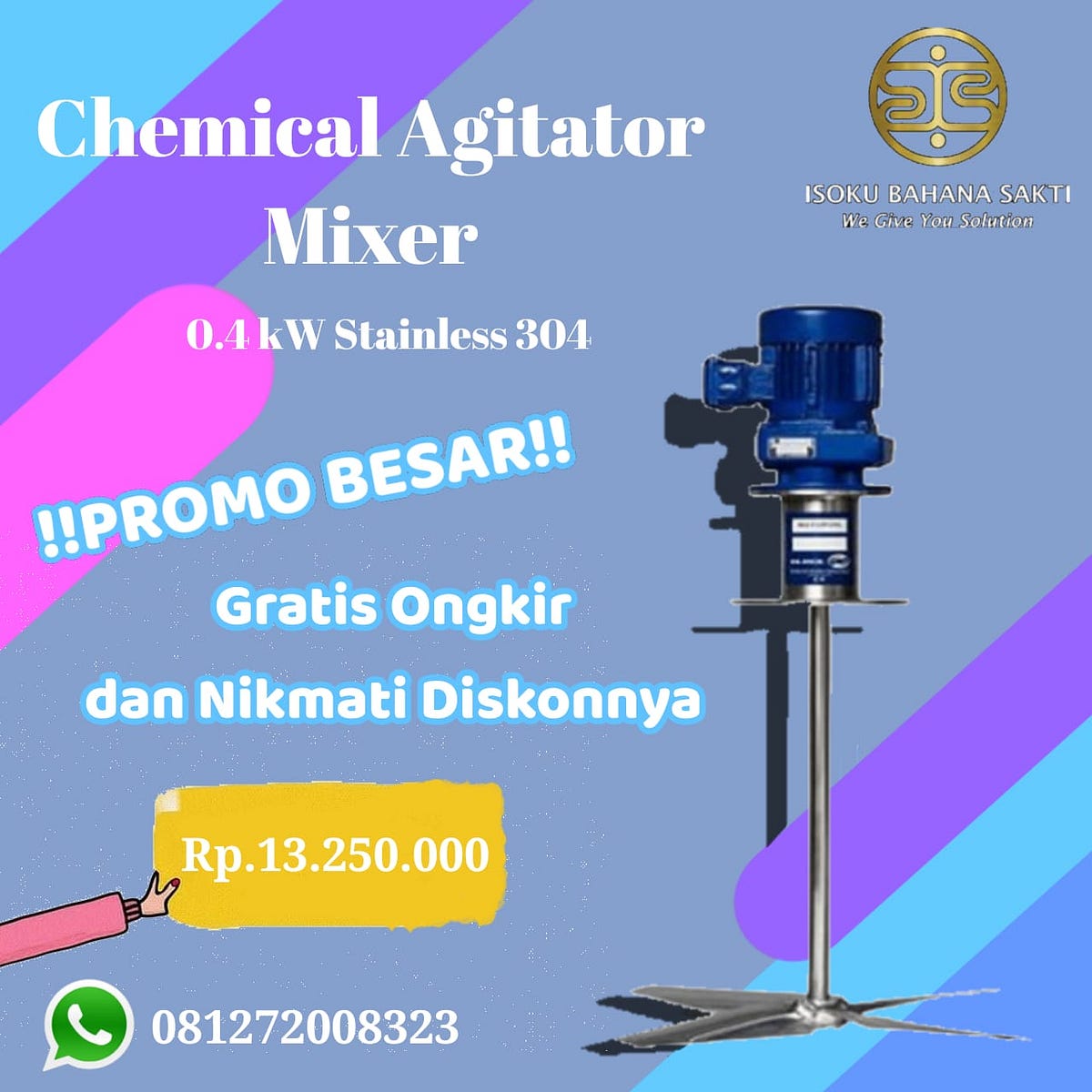 Agitator Mixer adalah call 081272008323 Ica Isoku Medium