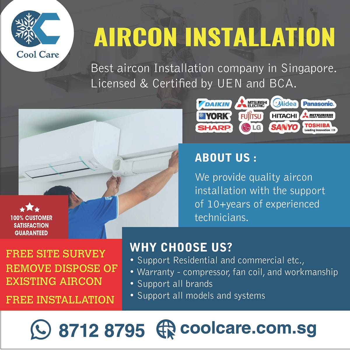 AIRCON INSTALLATION Aircon Servicing Cool Care Medium