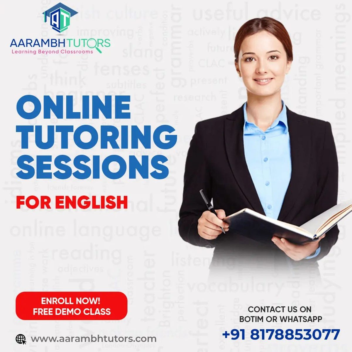 Best Online English Classes in Dubai by aarambh tutor Medium